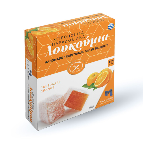 Μιχαηλίδης Λουκούμια Παραδοσιακά Πορτοκάλι 150gr