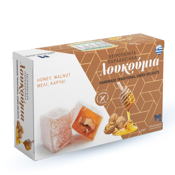 Μιχαηλίδης Λουκούμια Παραδοσιακά Μέλι Καρύδι 250gr