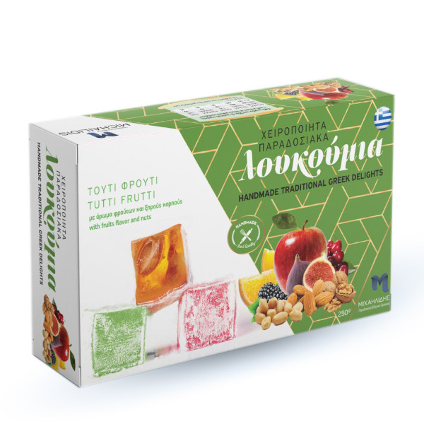 Μιχαηλίδης Λουκούμια Παραδοσιακά Tutti Frutti 250gr