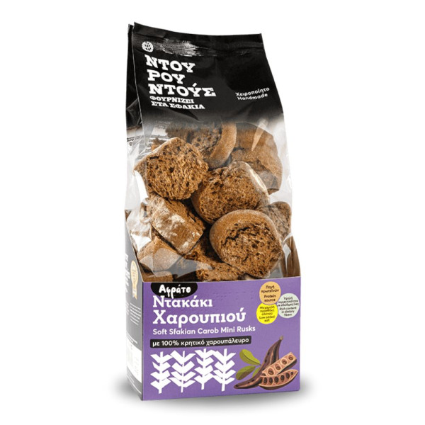 Ντουρουντούς Ντακάκι Χαρουπιού Αφράτο Χειροποίητο 250gr