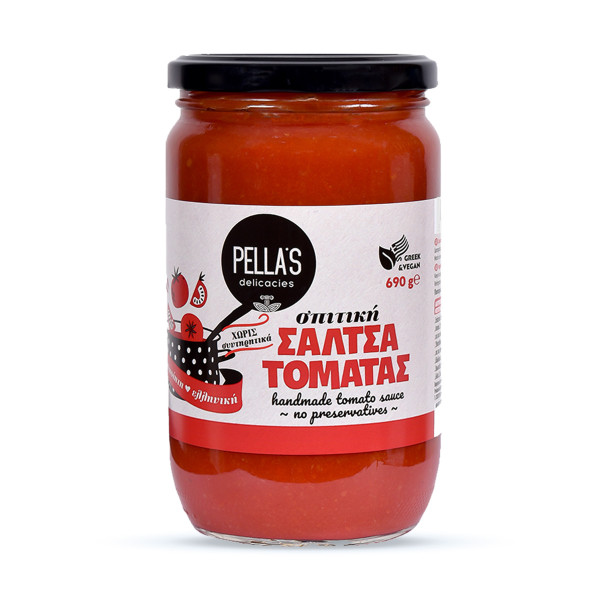 Pella’s Delicacies Σάλτσα Ντομάτας Σπιτική 690gr