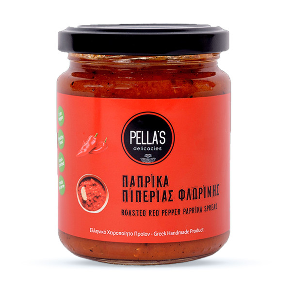 Pella’s Delicacies Σάλτσα Πάπρικα Πιπεριά Φλωρίνης Απαλή 260gr