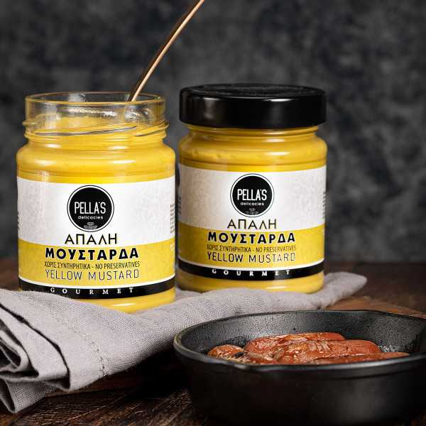 Pella’s Delicacies Μουστάρδα Απαλή 270gr