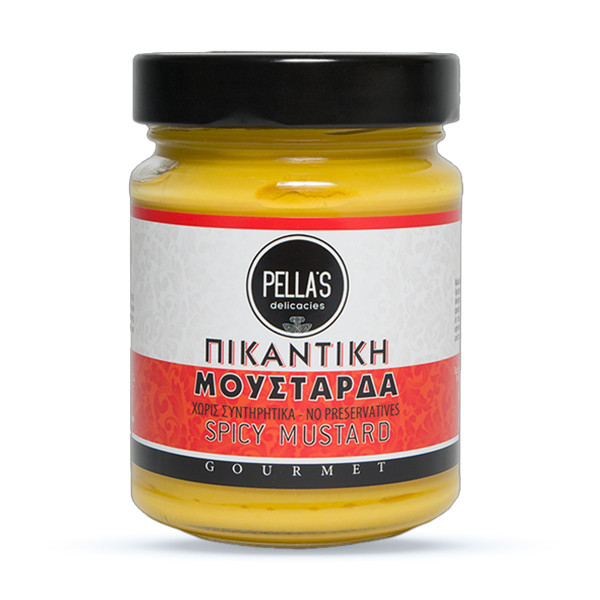 Pella’s Delicacies Μουστάρδα Πικάντικη 270gr