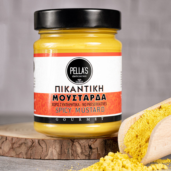 Pella’s Delicacies Μουστάρδα Πικάντικη 270gr