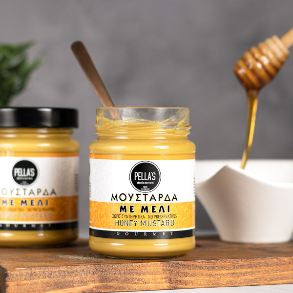 Pella’s Delicacies Μουστάρδα Με Μέλι 270gr