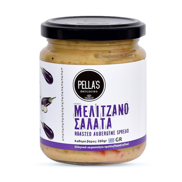 Pella’s Delicacies Μελιτζανοσαλάτα Αγιορείτικη 260gr