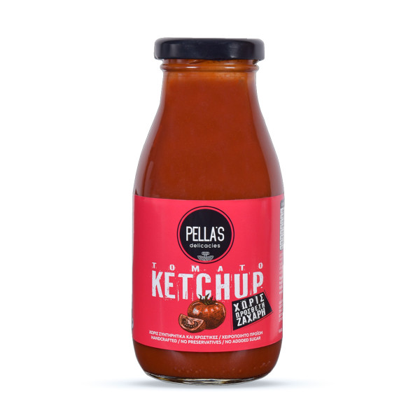 Pella’s Delicacies Ketchup Χωρίς Ζάχαρη 290gr