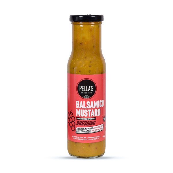 Pella’s Delicacies Dressing Μουστάρδας Με Βαλσάμικο 250ml