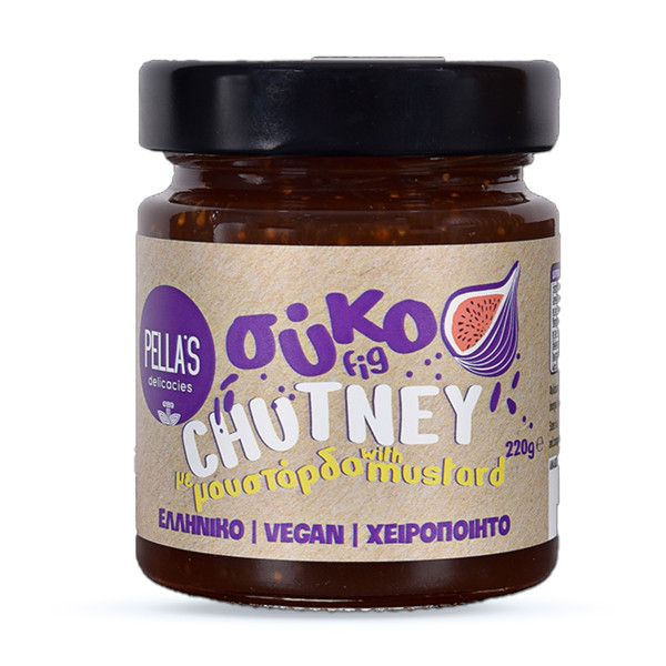 Pella’s Delicacies Chutney Σύκο Και Μουστάρδα 220gr