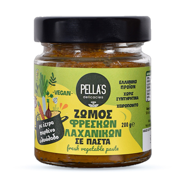 Pella’s Delicacies Ζωμός Φρέσκων Λαχανικών Πάστα 200gr