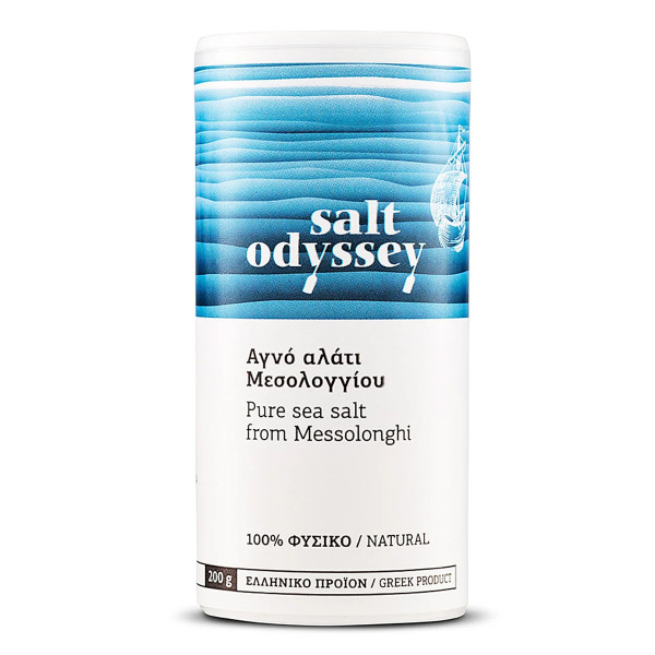 Salt Odyssey Αλατιέρα Θαλασσινό Αλάτι Μεσολογγίου Φυσικό 280gr
