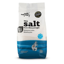 Salt Odyssey Σακούλα Θαλασσινό Αλάτι Μεσολογγίου Φυσικό Ψιλό 1000gr