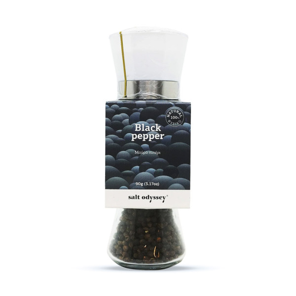 Salt Odyssey Μύλος Λευκός Μαύρο Πιπέρι 80gr