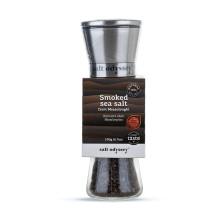Salt Odyssey Μύλος Inox Θαλασσινό Αλάτι Μεσολογγίου Καπνιστό 190gr