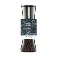 Salt Odyssey Μύλος Inox Μαύρο Πιπέρι 80gr