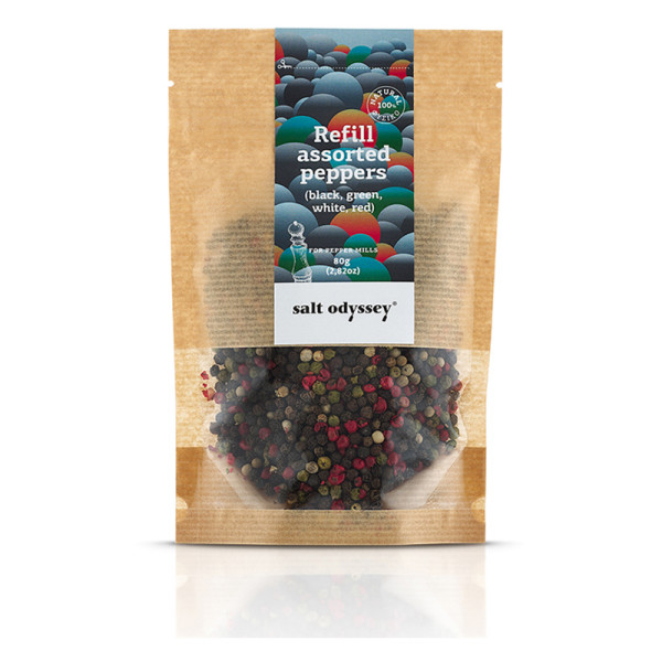Salt Odyssey Refill Mix 4 Πιπέρια 80gr