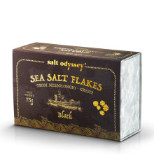 Salt Odyssey Box Νιφάδες Θαλασσινό Αλάτι Μεσολογγίου Μαύρο Μελάνι 75gr