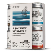 Salt Odyssey Το Ταξίδι Του Αλατιού Ελληνικό Θαλασσινό Αλάτι 4Τμχ