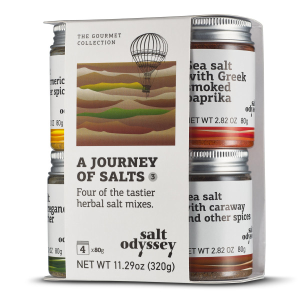 Salt Odyssey Το Ταξίδι Του Αλατιού Βότανα Και Μπαχαρικά 4Τμχ