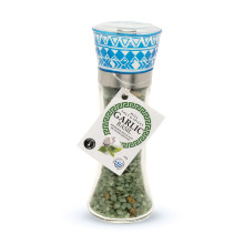 Salt Odyssey Μύλος Κεραμικός Θαλασσινό Αλάτι Μεσολογγίου Σκόρδο Βασιλικός 180gr