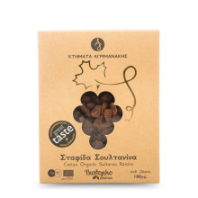 Κτήματα Αγριμανάκης Σταφίδα Σουλτανίνα Κρήτης Bio 180gr