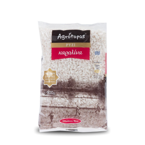 Agrόtopos Ρύζι Καρολίνα Σερρών 500gr