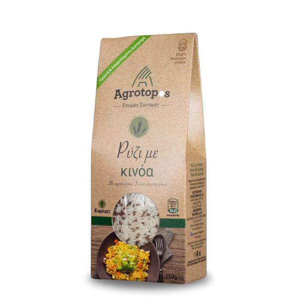 Agrόtopos Ρύζι Με Κινόα 250gr
