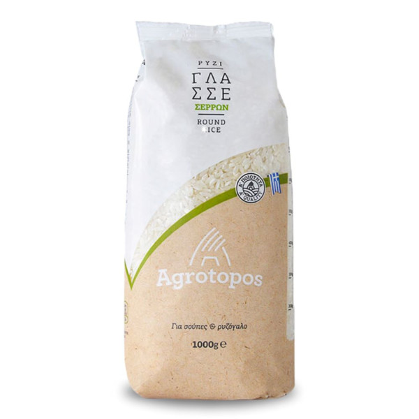 Agrόtopos Ρύζι Γλασσέ Σερρών 1Kg