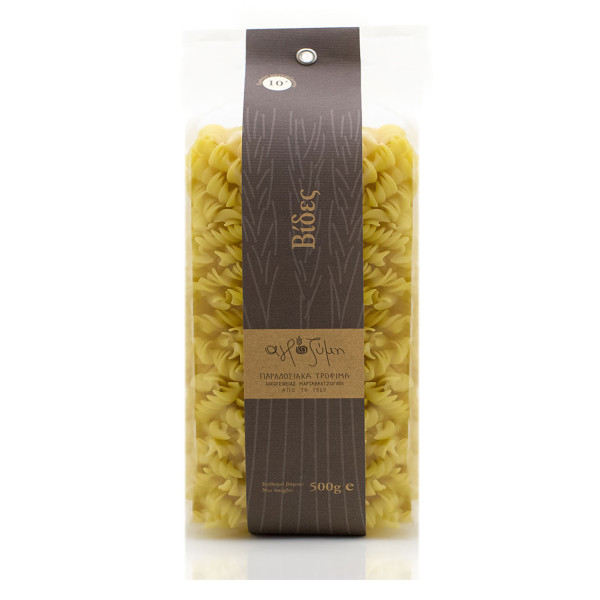 Αγροζύμη Βίδες Με Αυγά Και Γάλα Ζυμαρικά 500gr