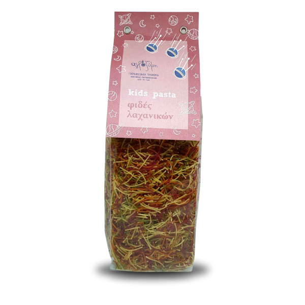 Αγροζύμη Φιδές Λαχανικών Παιδικός Ζυμαρικό 500gr