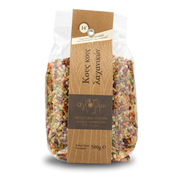 Αγροζύμη Κους-Κους Λαχανικών Ζυμαρικό 500gr