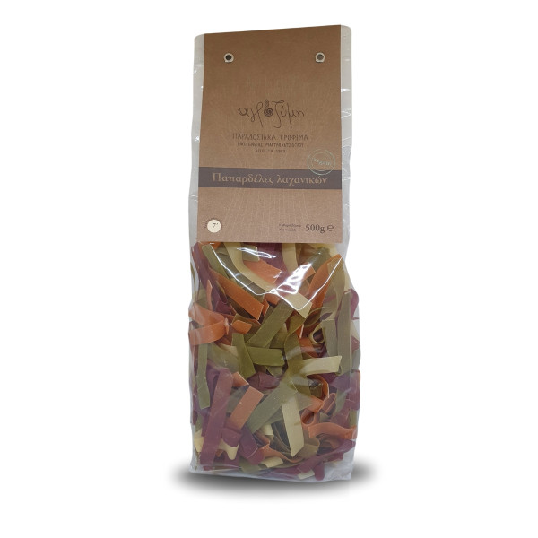 Αγροζύμη Παπαρδέλες Λαχανικών Ζυμαρικά 500gr