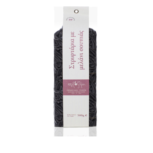 Αγροζύμη Στριφτάρια Με Μελάνι Σουπιάς Ζυμαρικά 500gr