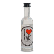 Cretan Spirits I Love Ρακή Κύλινδρος 50ml
