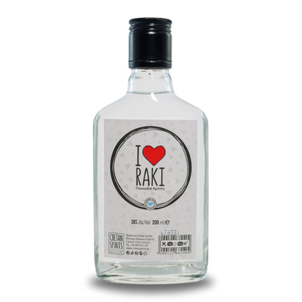 Cretan Spirits I Love Ρακή Pet Bottle 200ml