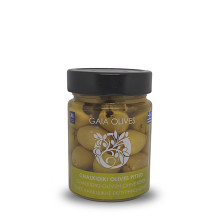 Gaia Olives Πράσινες Ελιές Χαλκιδικής Eκπυρηνωμένες 180gr