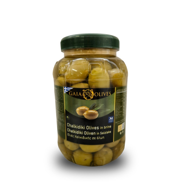 Gaia Olives Πράσινες Ελιές Χαλκιδικής Atlas 1Kg