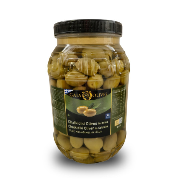 Gaia Olives Πράσινες Ελιές Χαλκιδικής Atlas 2Kg