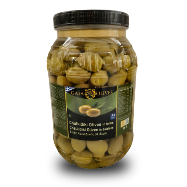 Gaia Olives Πράσινες Ελιές Χαλκιδικής Atlas 3Kg