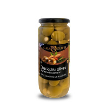 Gaia Olives Πράσινες Ελιές Χαλκιδικής Με Αμύγδαλο 285gr