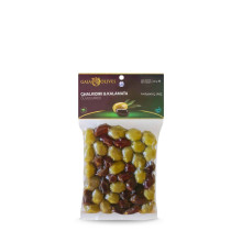 Gaia Olives Ελιές Καλαμών Και Χαλκιδικής Coctail Vacuum 250gr