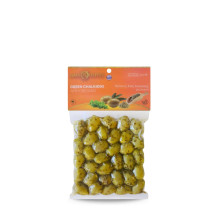 Gaia Olives Πράσινες Ελιές Χαλκιδικής Vacuum Με Ρίγανη 250gr