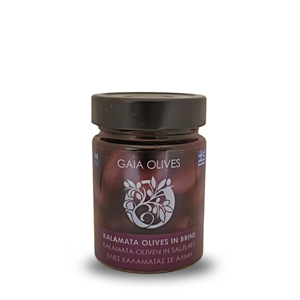 Gaia Olives Μαύρες Ελιές Καλαμών Jumbo 200gr