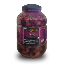 Gaia Olives Μαύρες Ελιές Καλαμών Jumbo 3Kg