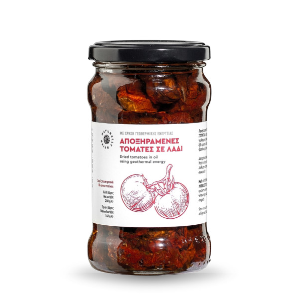 Γεωθερμική Ελλάς Αποξηραμένες Τομάτες Σε Ηλιέλαιο 280gr