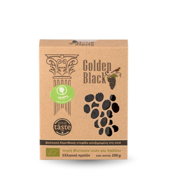 Golden Black Σταφίδα Μαύρη Κορίνθου Σκιάς Bio 200gr