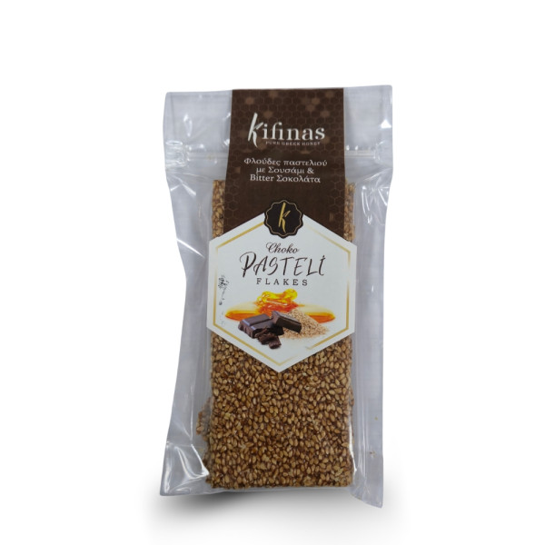 Kifinas Παστέλι Με BItter Σοκολάτα Χειροποίητο 100gr