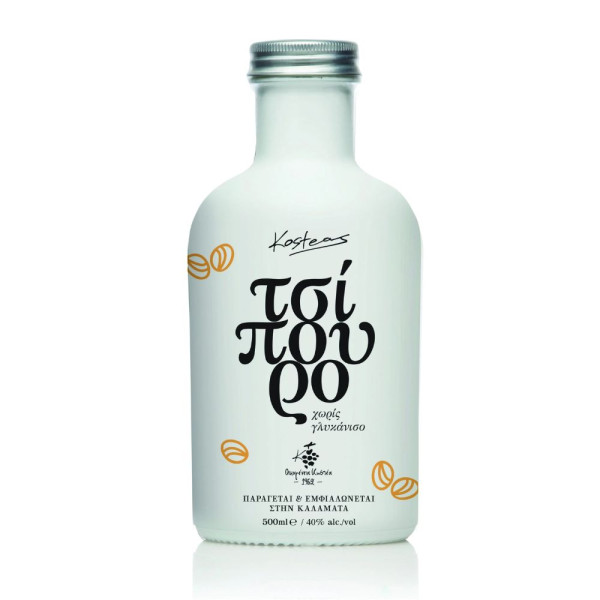 Ποτοποιϊα Κωστέας Τσίπουρο White Bottle 500ml