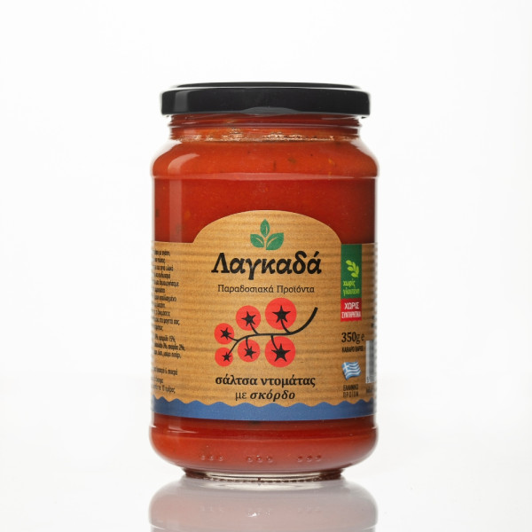 Λαγκαδά Σάλτσα Ντομάτας Με Σκόρδο 370gr